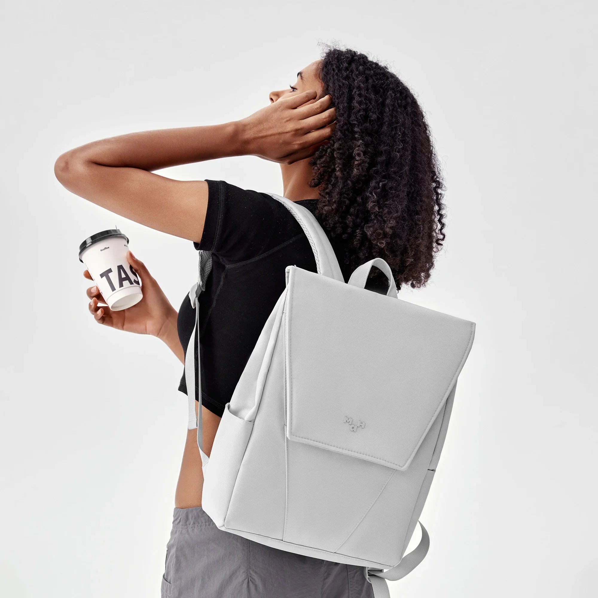 バッグ mhhh MaH Canvas Black Backpacks For Men and Women – MaH Japan